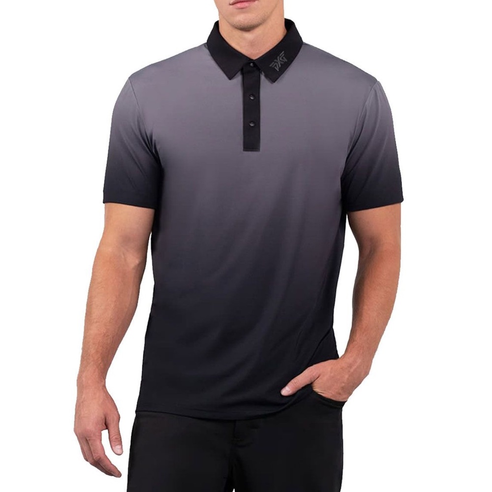 PXG Athletic Fit Men’s Ombré Golf Polo